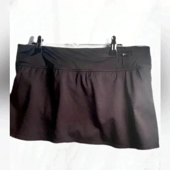 The Nike Core casual back pckt athletic beach black Swimsuit short Board skirt L - Picture 3 of 3